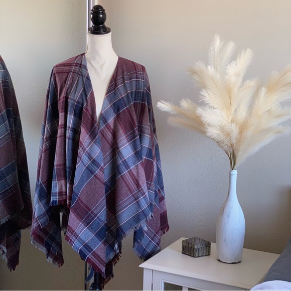 Jackets & Blazers - #29 Glamour Fashion | Vintage 80s Plaid Poncho